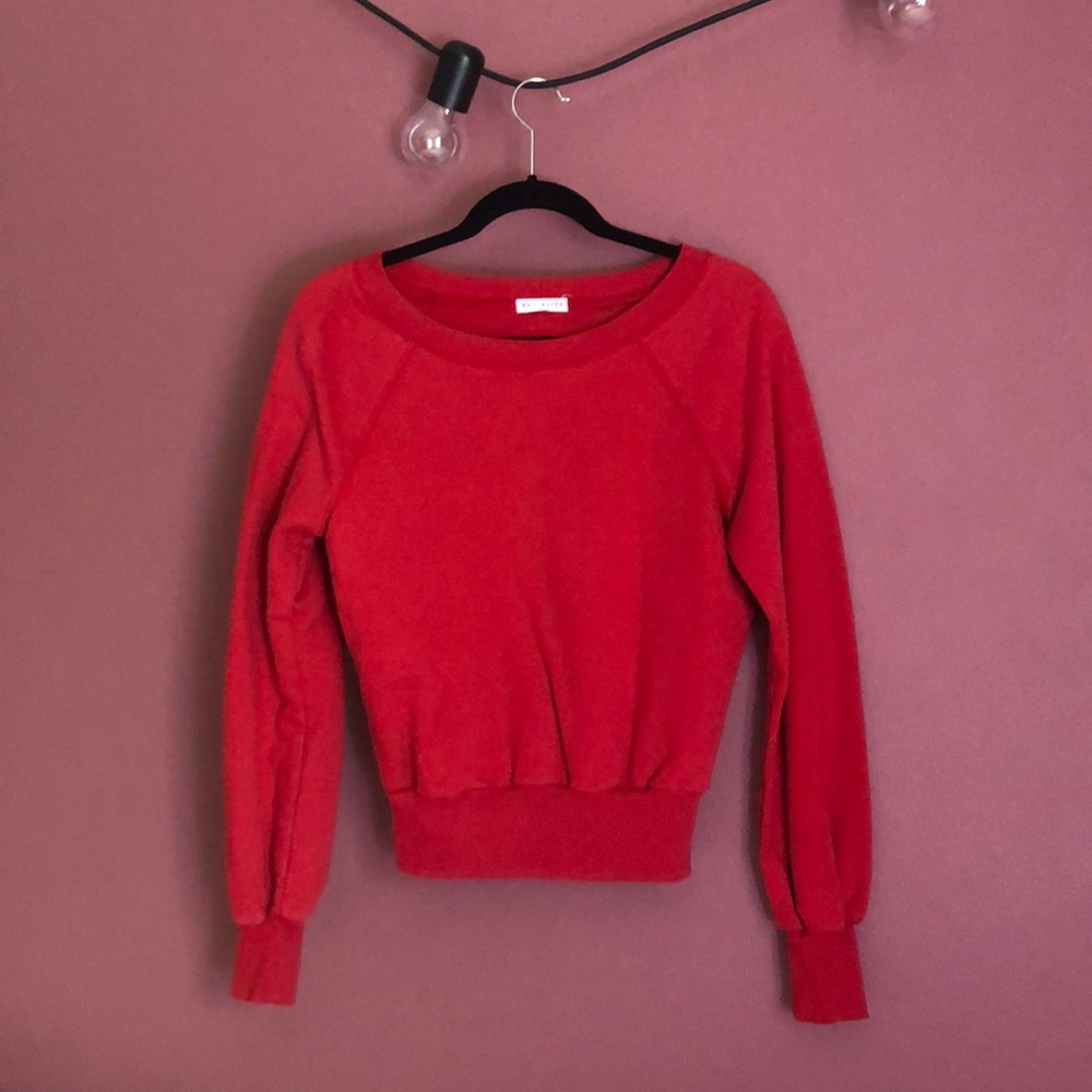 red sweater